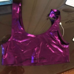 Urban Outfitters Metallic Bra NWOT